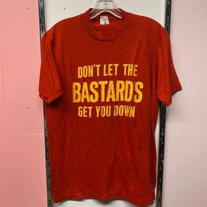 Vintage Red Printed Tee - Large